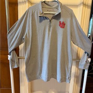 Champion Gray Quarter-Zip U.T.E.S Pullover
